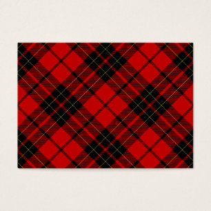 Brodie tartan red black plaid