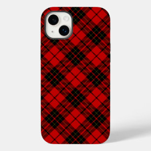 Brodie tartan red black plaid Case-Mate iPhone 14 plus case