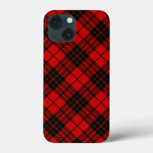Brodie tartan red black plaid iPhone 13 mini case