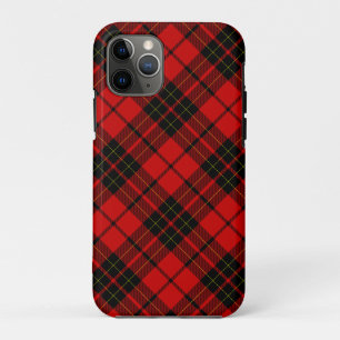 Brodie tartan red black plaid iPhone 11 pro case