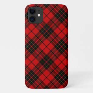 Brodie tartan red black plaid iPhone 11 case