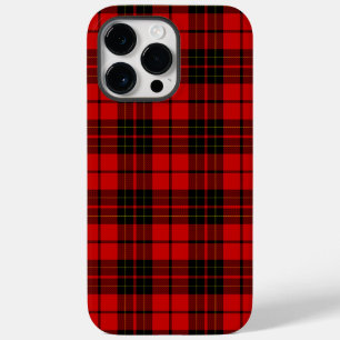 Brodie tartan red black plaid Case-Mate iPhone 14 pro max case