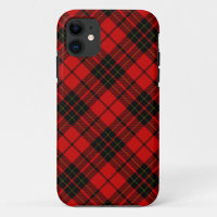 Brodie tartan red black plaid