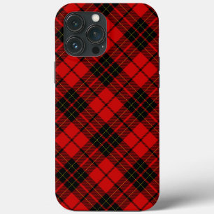 Brodie tartan red black plaid iPhone 13 pro max case