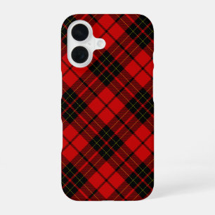 Brodie tartan red black plaid iPhone 16 case