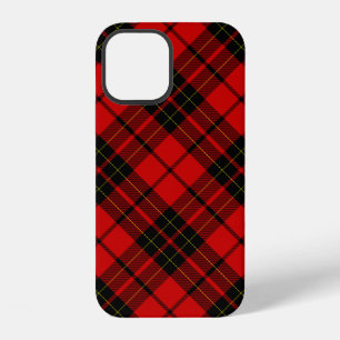 Brodie tartan red black plaid iPhone 12 case