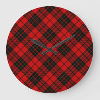 Brodie tartan red black plaid