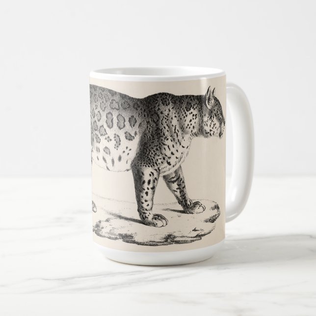 Brodtmann Leopard Sketch Coffee Mug (Front Right)