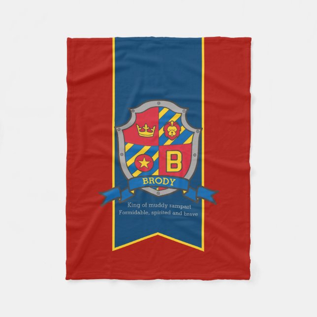 Brody letter B name and meaning blanket (Front)