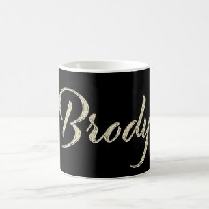 Brody name whitegold Tasse Teetasse Kaffetasse Coffee Mug