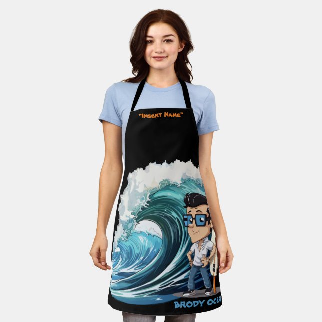 Brody Ocean Wavecrest Apron (Worn)
