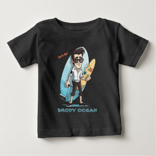 Brody Ocean Wavecrest Baby T-Shirt