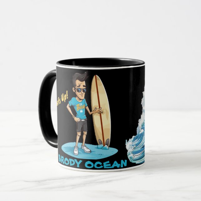 Brody Ocean Wavecrest Mug (Front Left)