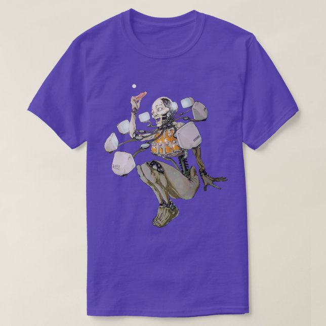 Broken android is thrilled T-Shirt (Design Front)