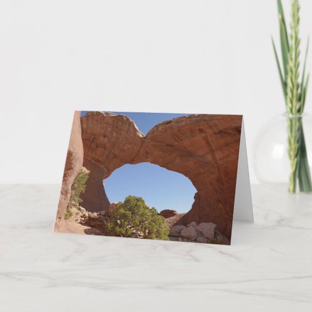 Broken Arch at Arches National Park Card (Front)