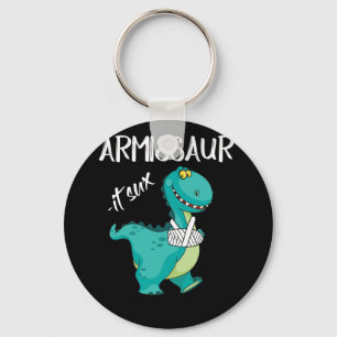 Broken Arm Dinosaur It Sux Key Ring