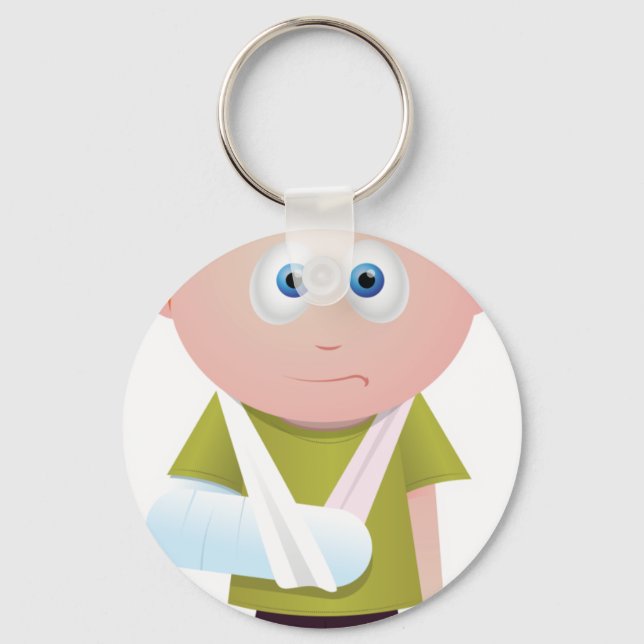 Broken Arm Key Ring (Front)