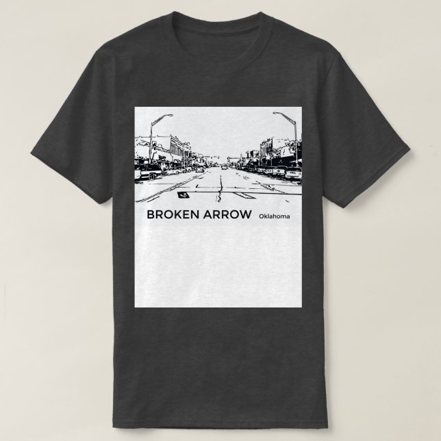 Broken Arrow Oklahoma T-Shirt (Design Front)