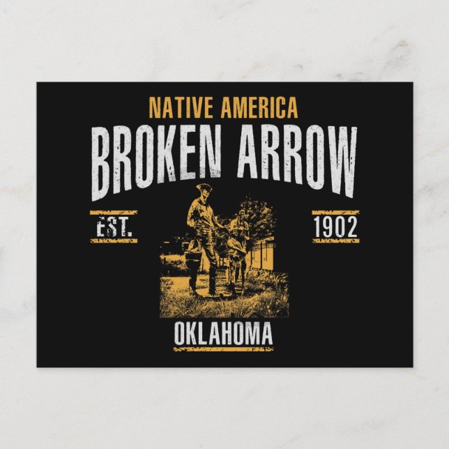 Broken Arrow Postcard (Front)