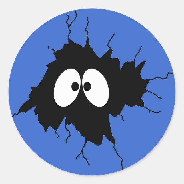 Broken Blue Stickers (Front)