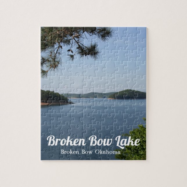Broken Bow Lake Jigsaw Puzzle (Vertical)