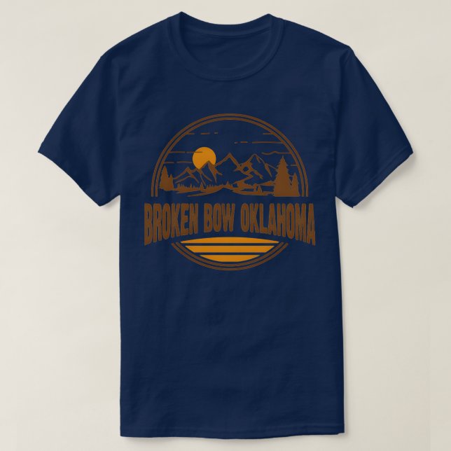 Broken Bow Oklahoma Moain Hiking  5 T-Shirt (Design Front)