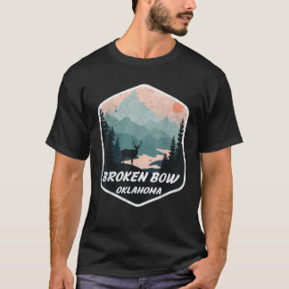 Broken Bow Oklahoma OK Mountains Hike Hiking Souve T-Shirt