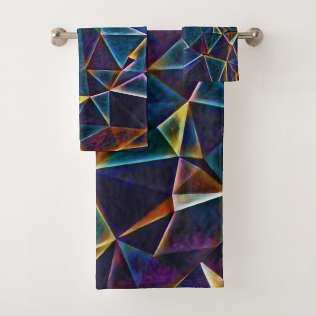 Broken Bubbles  Bath Towel Set (Insitu)