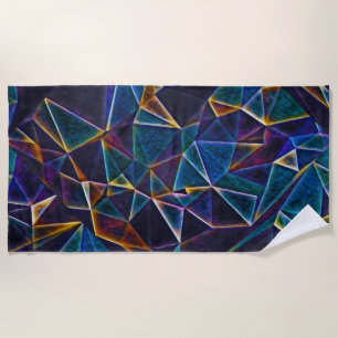Broken Bubbles  Beach Towel