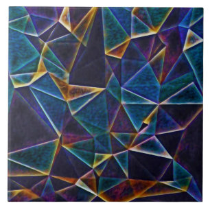 Broken Bubbles Ceramic Tile