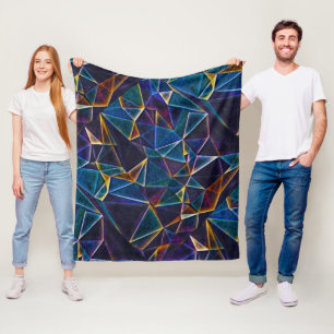 Broken Bubbles Fleece Blanket