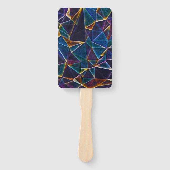 Broken Bubbles  Hand Fan (Front)