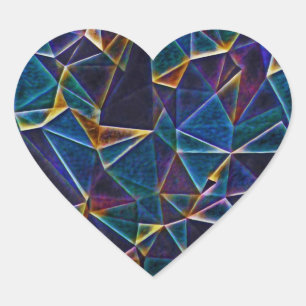 Broken Bubbles Heart Sticker