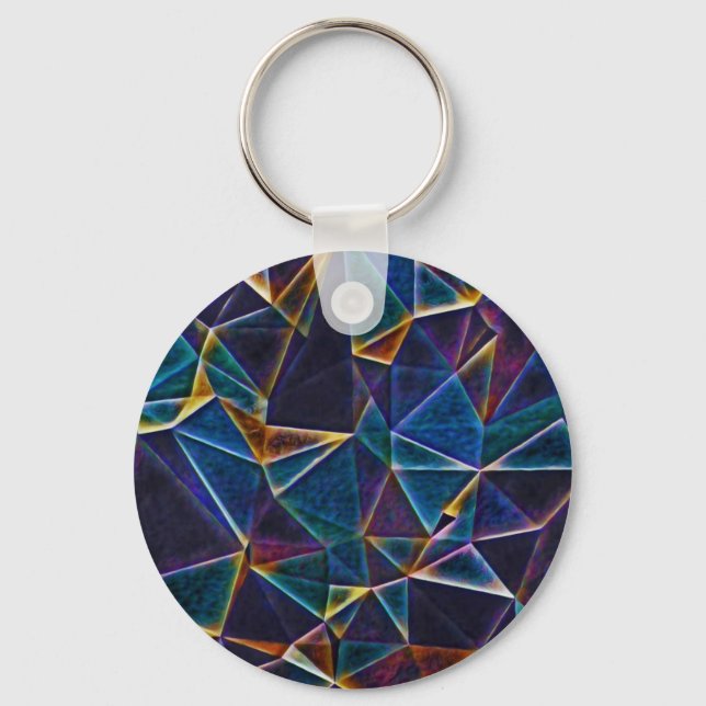 Broken Bubbles  Key Ring (Front)