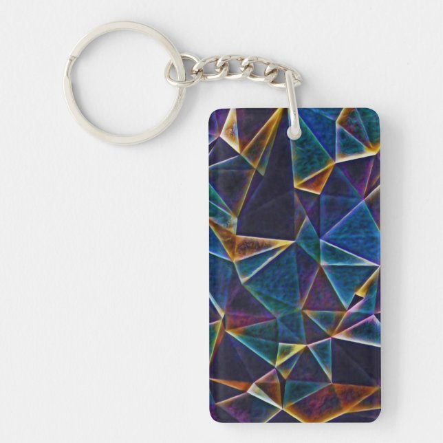 Broken Bubbles  Key Ring (Front)