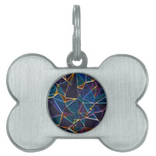 Broken Bubbles Pet ID Tag