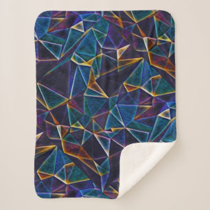 Broken Bubbles  Sherpa Blanket