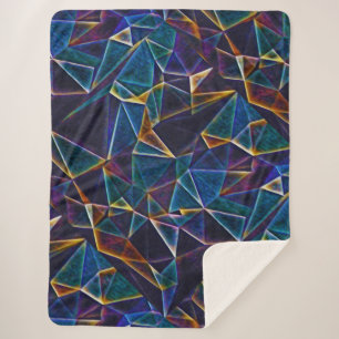 Broken Bubbles Sherpa Blanket