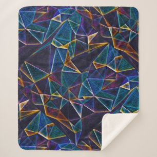 Broken Bubbles Sherpa Blanket