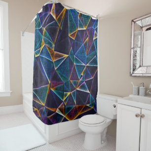 Broken Bubbles  Shower Curtain