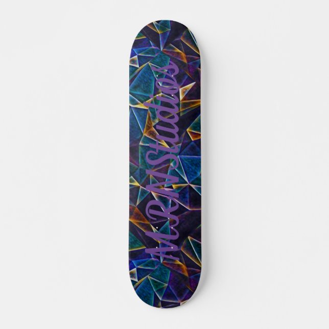 Broken Bubbles  Skateboard (Front)