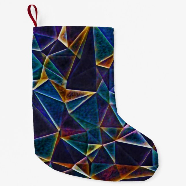 Broken Bubbles  Small Christmas Stocking (Front)