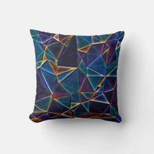 Broken Bubbles  Throw Pillow