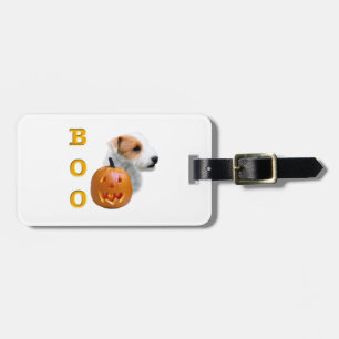 Broken coat Parson Russell Terrier Halloween BOO Luggage Tag