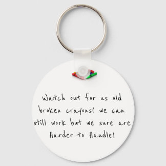 Broken Crayons Key Ring