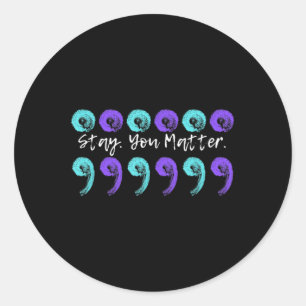 Broken Crayons Still Colour Classic Round Sticker