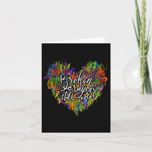Broken Crayons Still Colour Heart Mental Health Aw Card