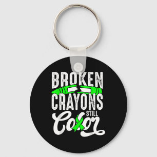 Broken Crayons Still Colour Mental Health Awarenes Key Ring