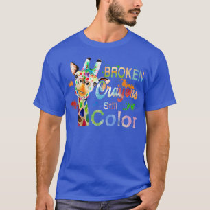 Broken Crayons Still Colour Mental Health Awarenes T-Shirt