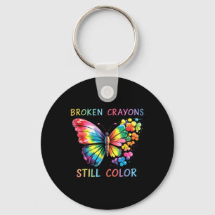 Broken Crayons Still Colour Mental Health S Awaren Key Ring